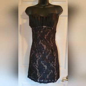 SOLD Black lace dress